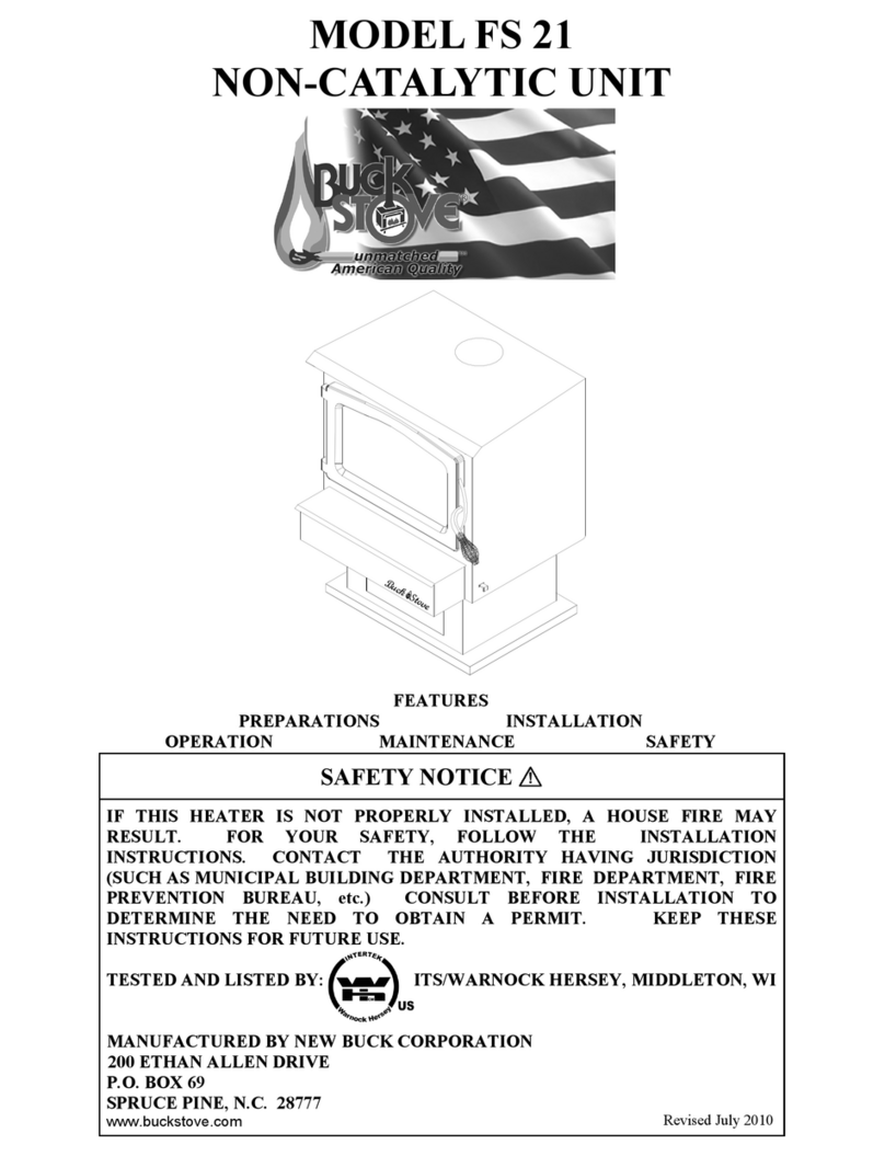 New Buck Corporation FS 21 User manual