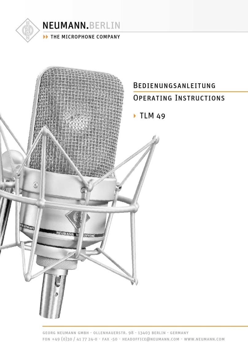 Neumann.Berlin TLM 49 operating instructions