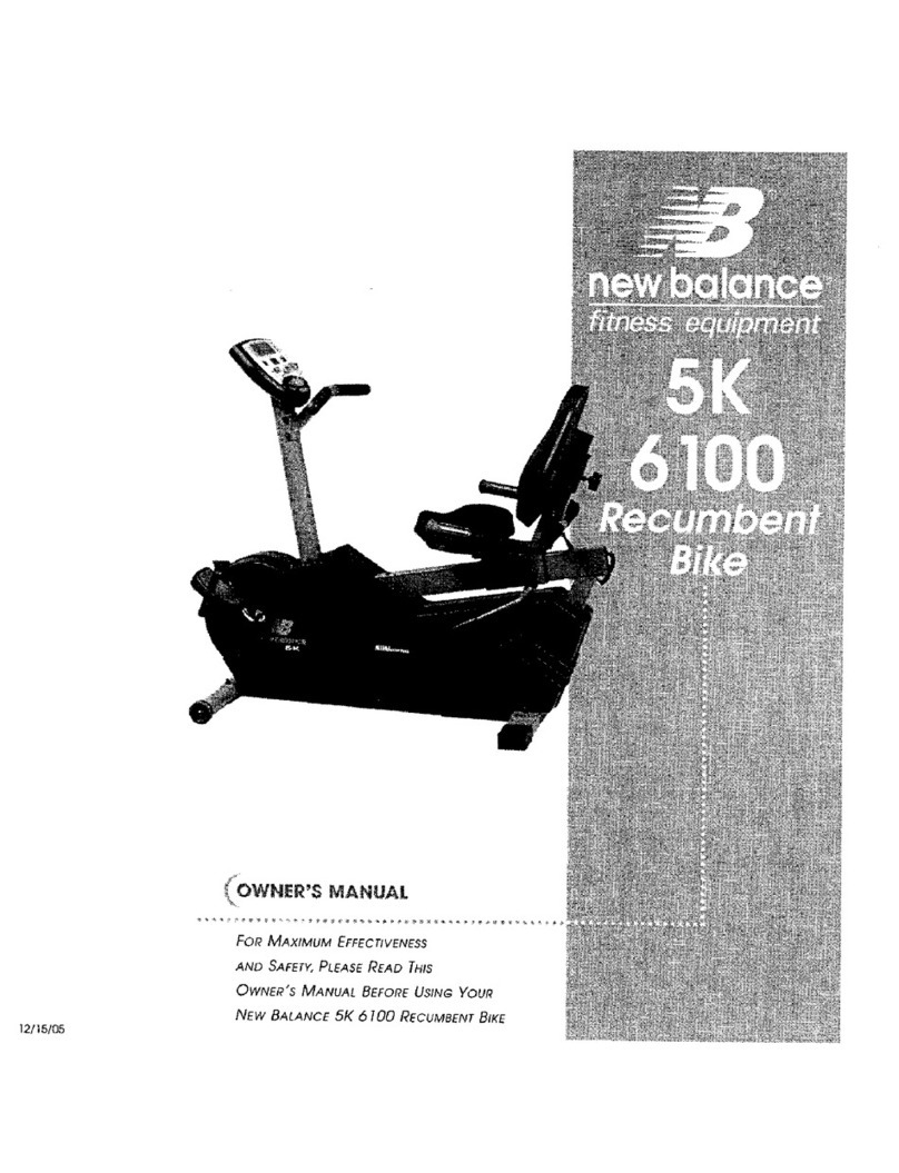 New Balance 5K owner's manual New Balance 5K owner's manual