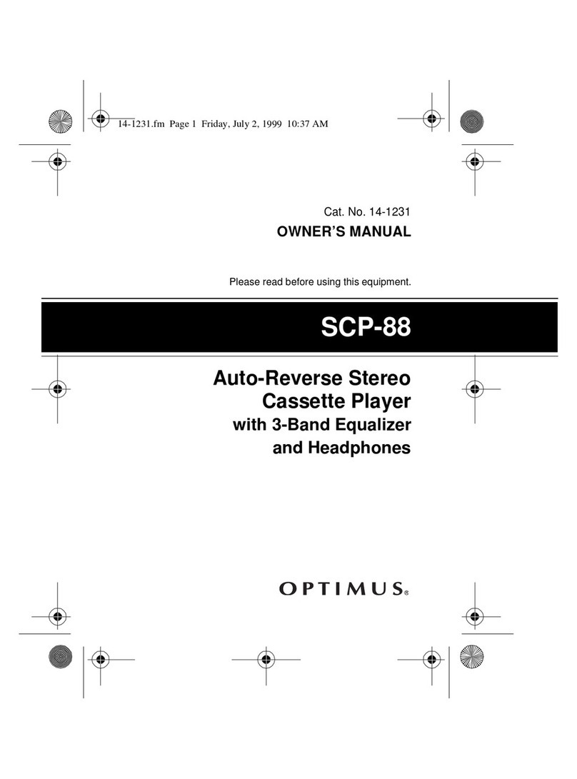 Optimus SCP-88 User manual