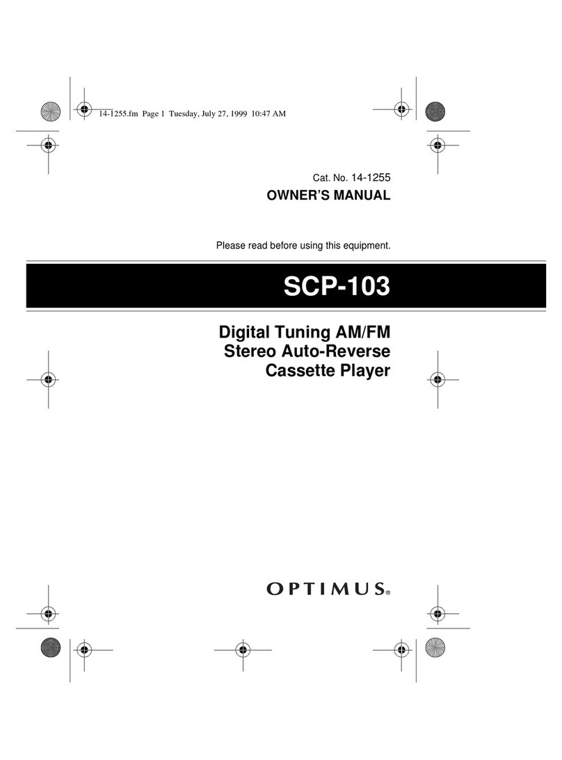 Optimus SCP-103 User manual