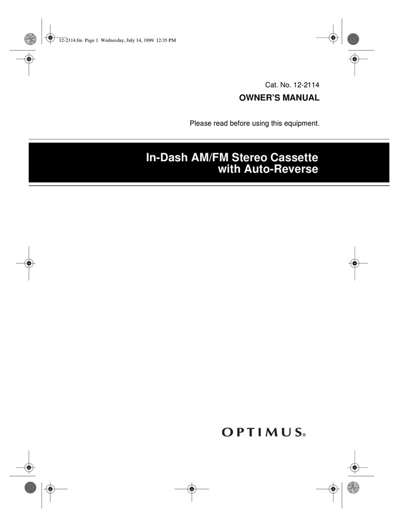 Optimus 12-2114 owner's manual