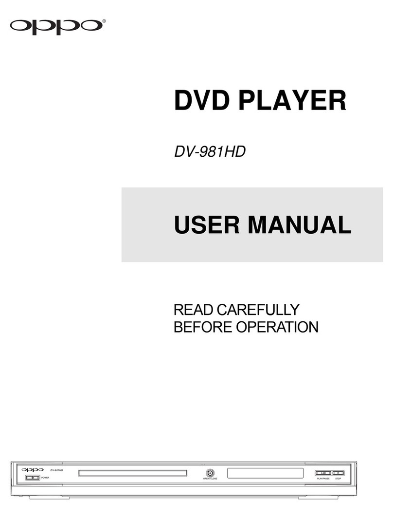 Oppo DV-987HD User manual