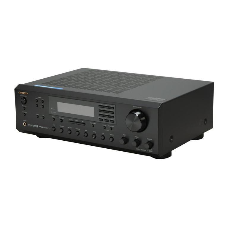 Onkyo TX-8555 instruction manual