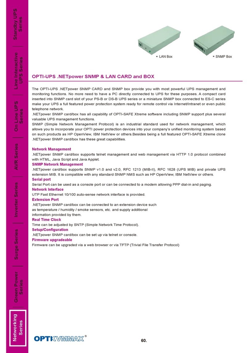 OPTI-UPS LAN Box brochure