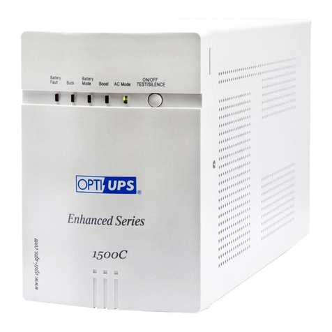 OPTI-UPS ES1000C-RM User manual OPTI-UPS ES1000C-RM User manual