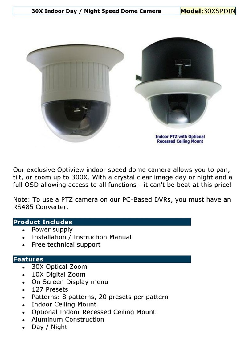Optiview 30XSPDIN Specification sheet