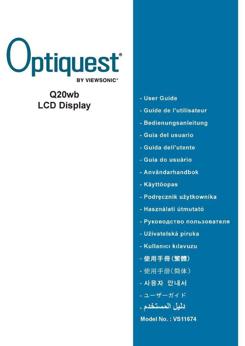 ViewSonic Optiquest VS11674 User manual