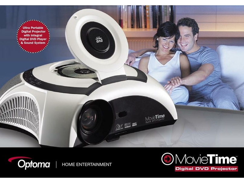 Optoma Digital DVD Projector user guide
