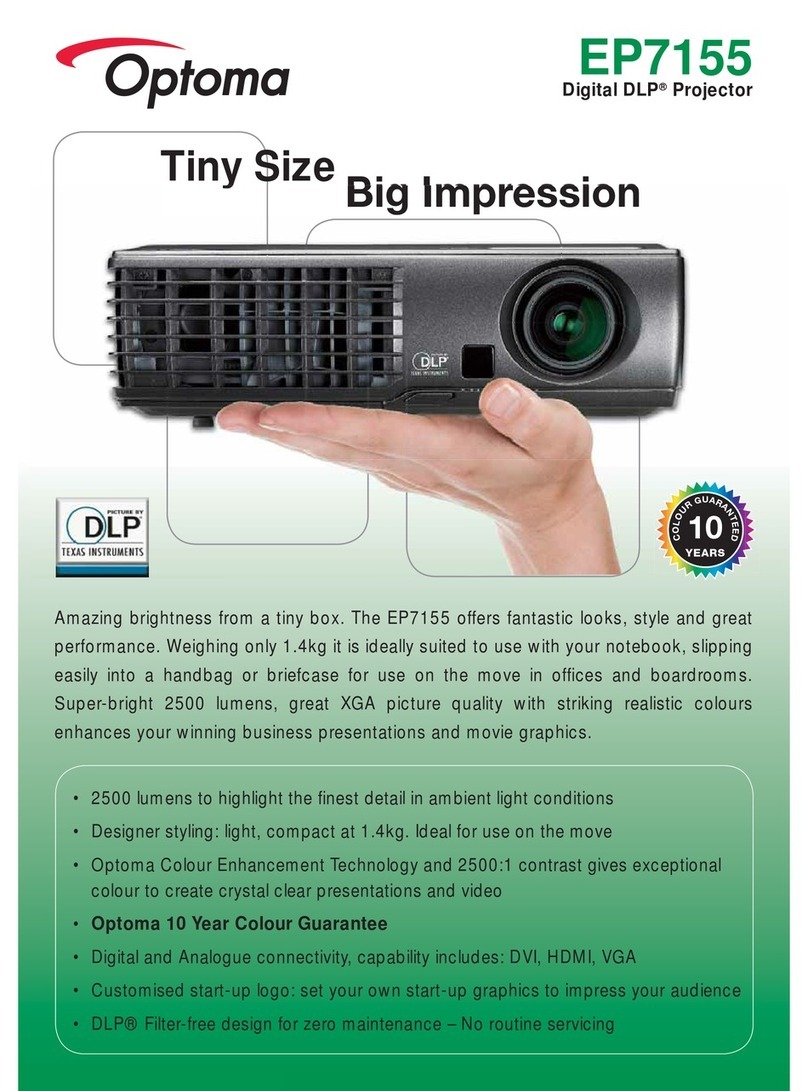 Optoma Optoma EP7155 Specifications
