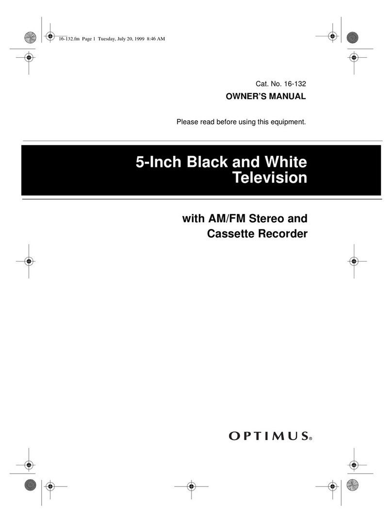 Optimus 16-132 owner's manual