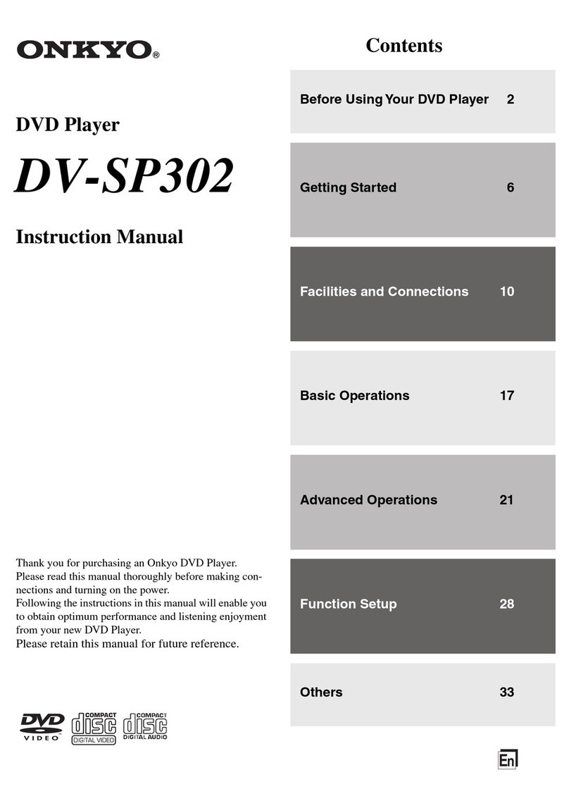 Onkyo DV-SP302 instruction manual