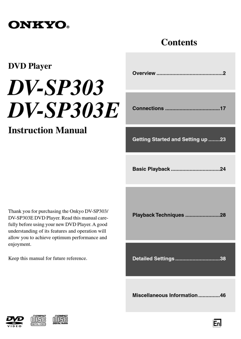 Onkyo DV-SP303 User manual