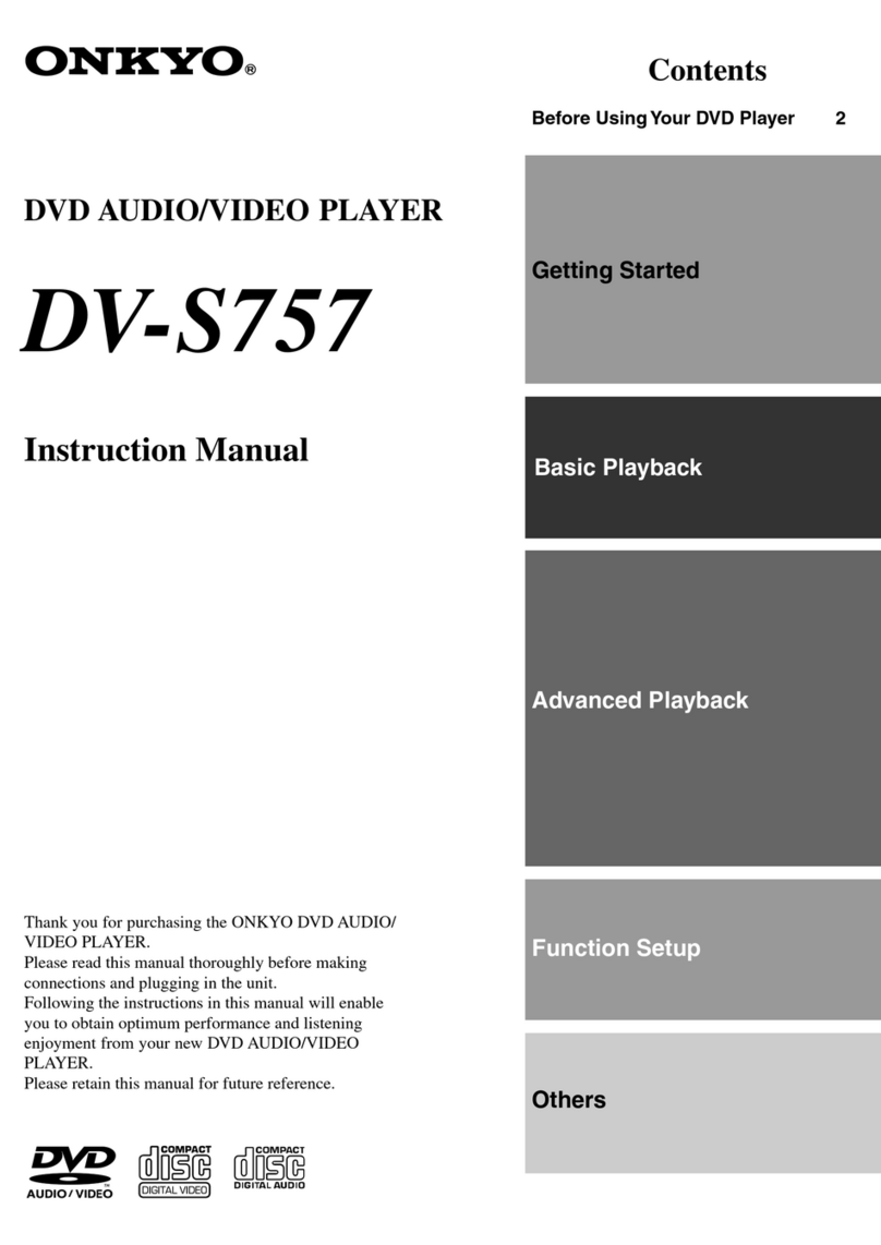 Onkyo DV-S757 User manual