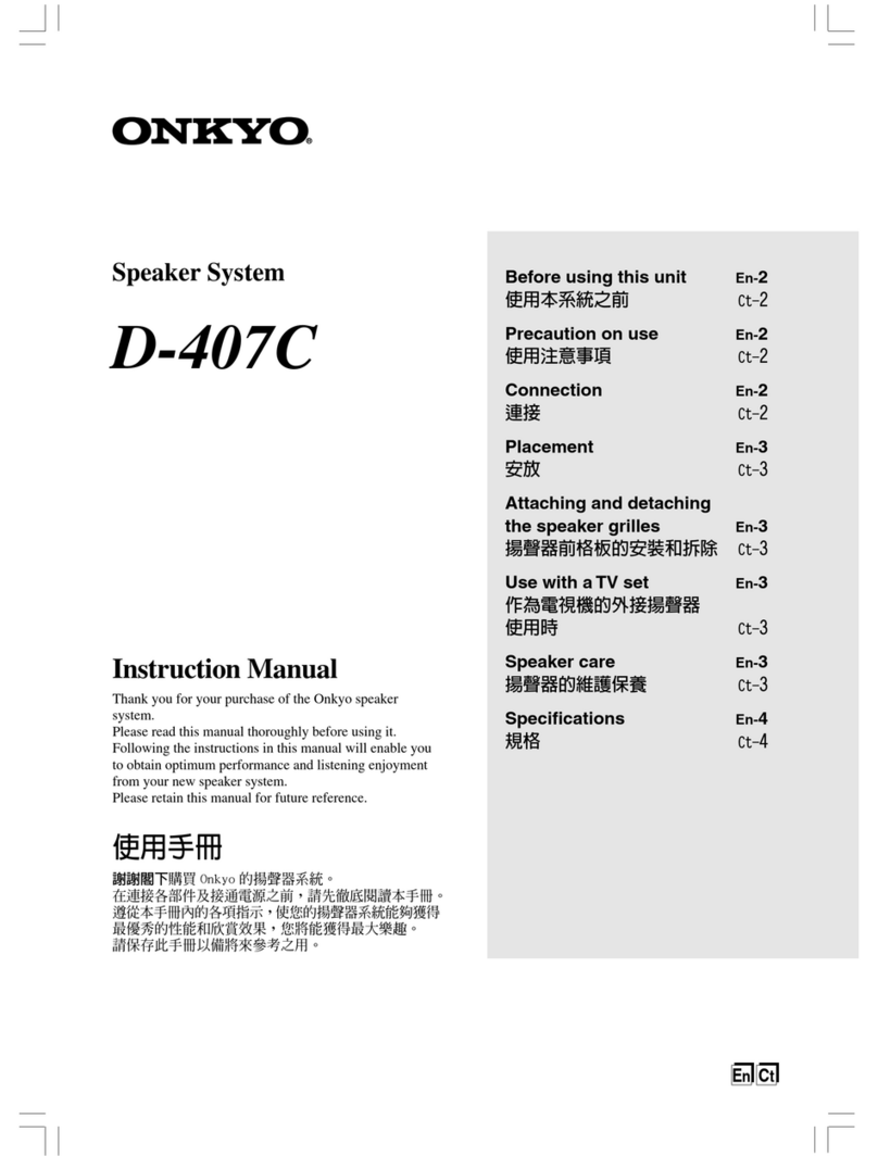Onkyo D-407C instruction manual