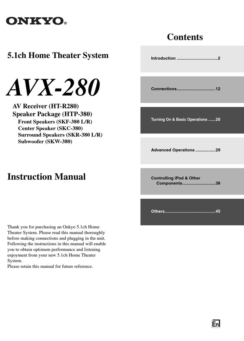 Onkyo AVX-280 User manual