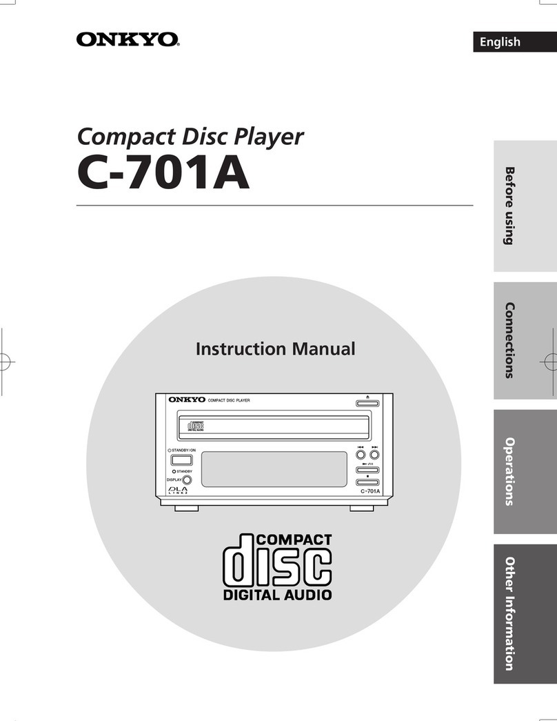 Onkyo C-701A User manual