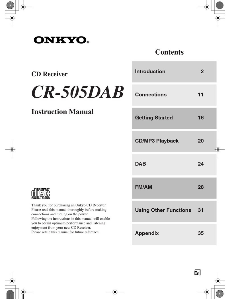 Onkyo CR-505DA User manual