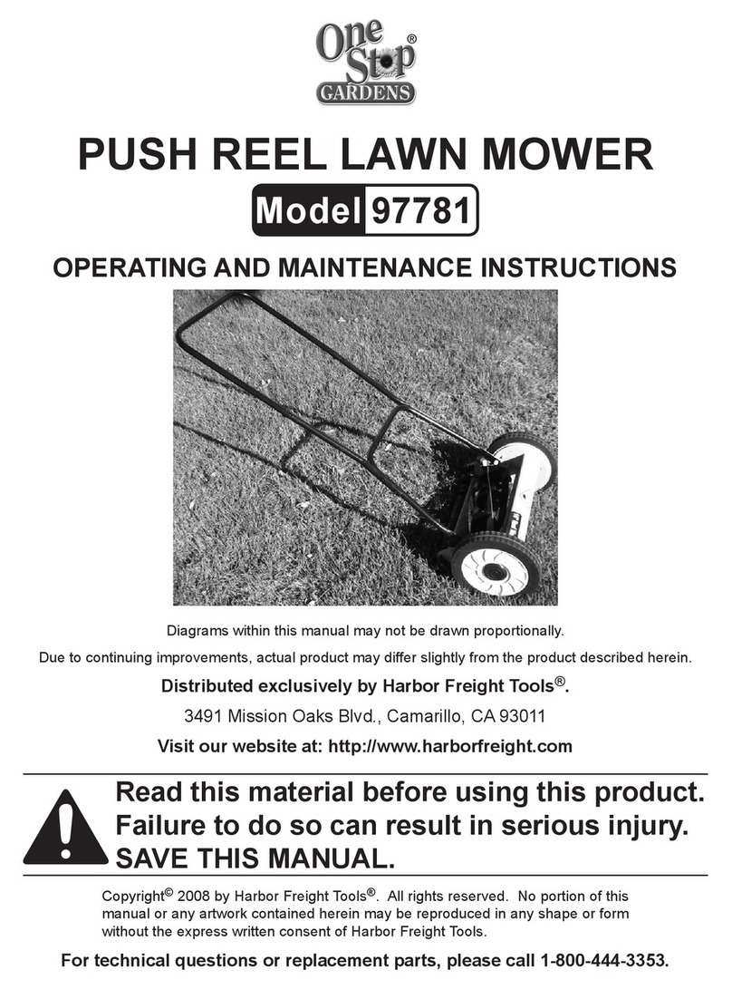 One Stop Gardens 97781 Operating and maintenance instructions