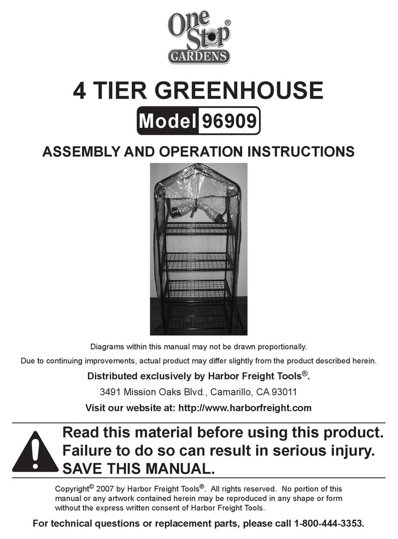 One Stop Gardens 96909 Assembly and operation instructions