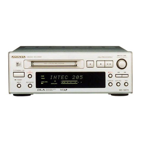 Onkyo MD-105TX User manual