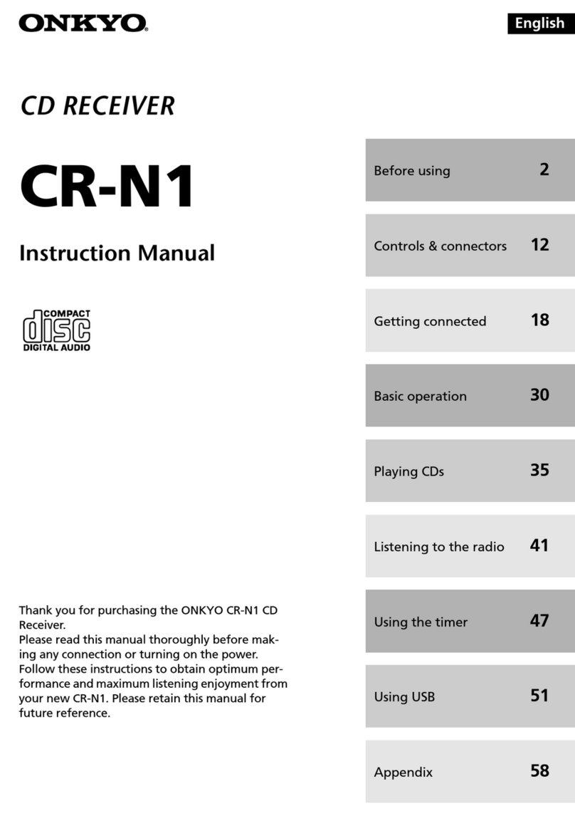 Onkyo CR-N1 User manual