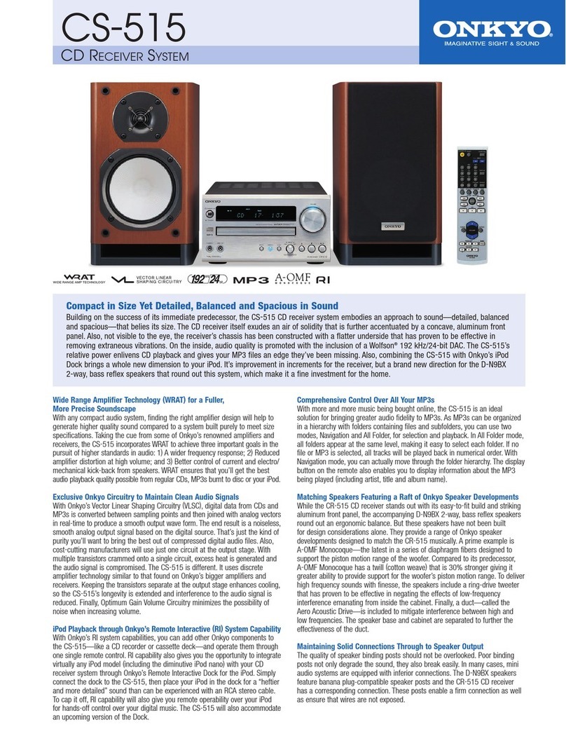 Onkyo CS-515 User manual