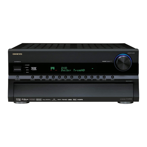 Onkyo TXNR905 - AV Network Receiver User manual