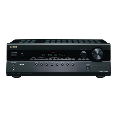 Onkyo TX SR308 instruction manual