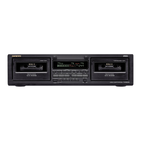Onkyo TA-RW255 - Dual Cassette Deck User manual