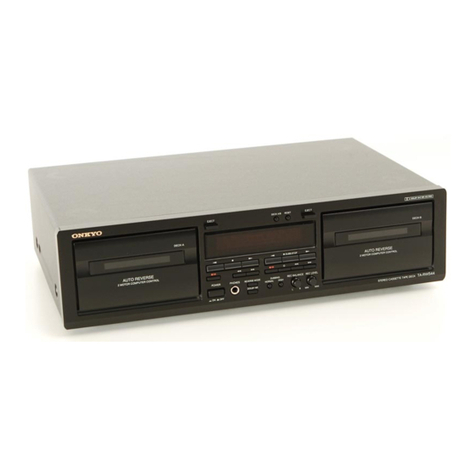 Onkyo TA-RW344 User manual