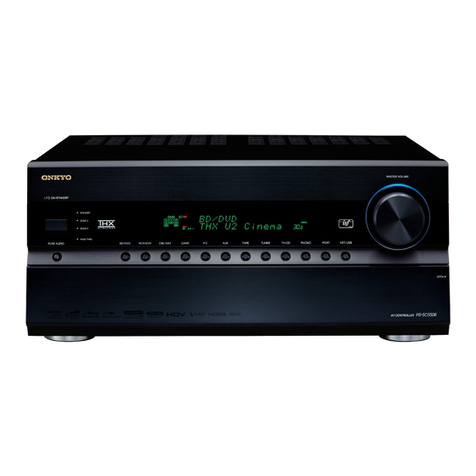 Onkyo PR-SC5508 User manual