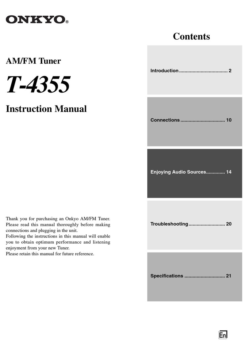 Onkyo T-4355 User manual