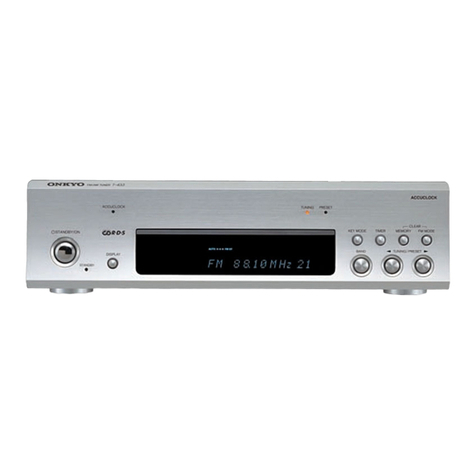 Onkyo T-433 instruction manual