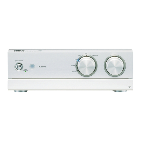 Onkyo A-933 User manual Onkyo A-933 User manual