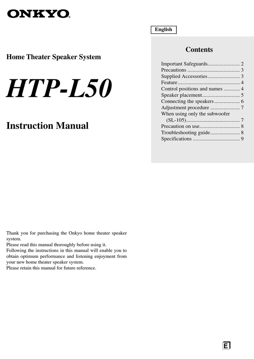 Onkyo HTP-L50 User manual