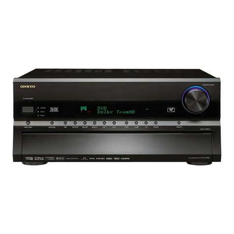 Onkyo SC886 - PR Preamplifier / Processor instruction manual