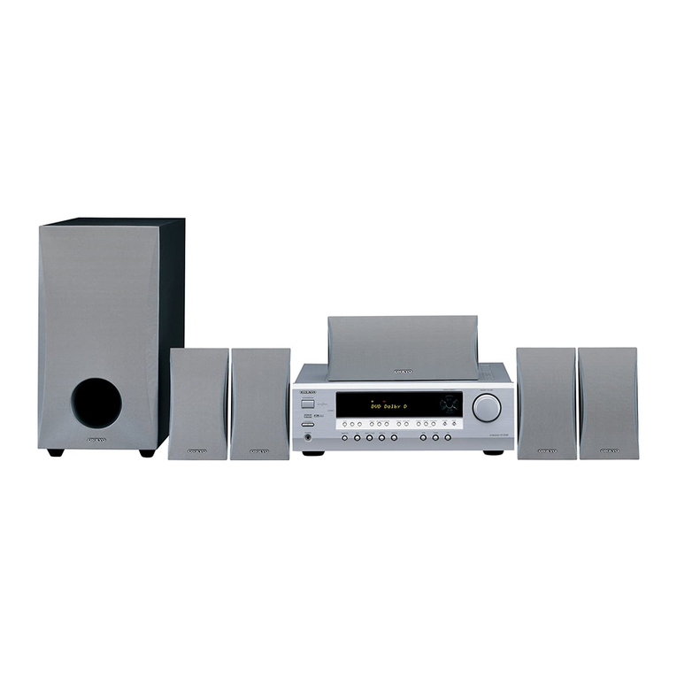 Onkyo HT-R340 Specification sheet