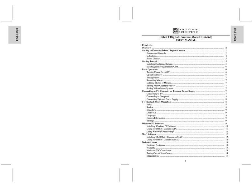 Oregon Scientific DS6868 User manual Oregon Scientific DS6868 User manual