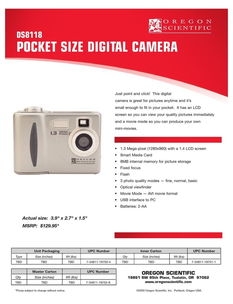 Oregon Scientific DS8118 User manual Oregon Scientific DS8118 User manual