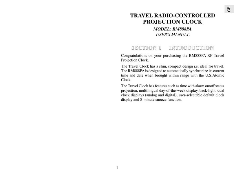 Oregon Scientific RM888PA User manual