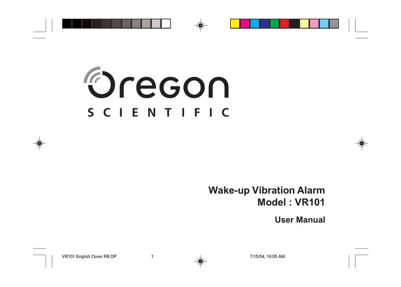 Oregon Scientific VR101 User manual
