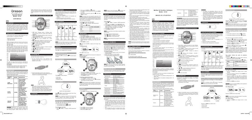 Oregon Scientific SE128 user manual