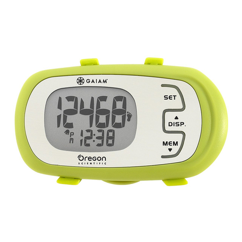Oregon Scientific PE980 user manual