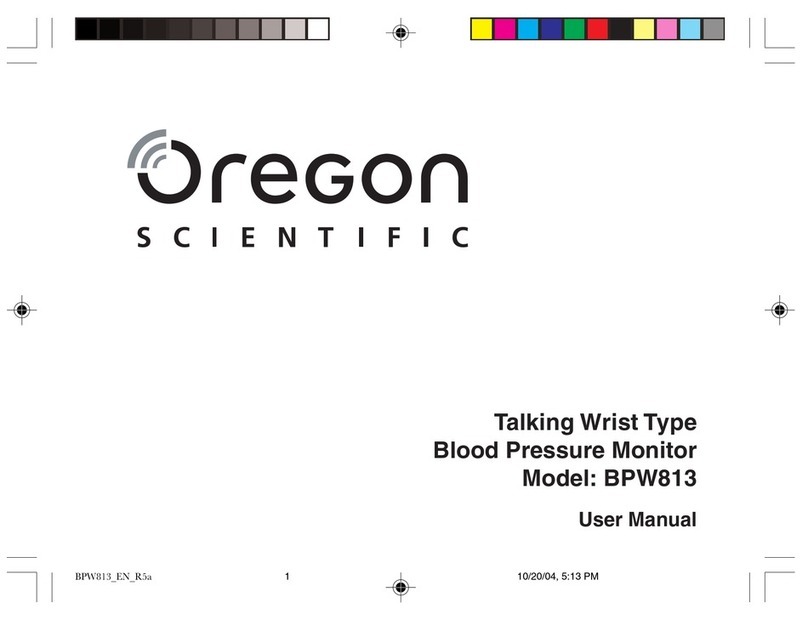 Oregon Scientific BPW813 User manual