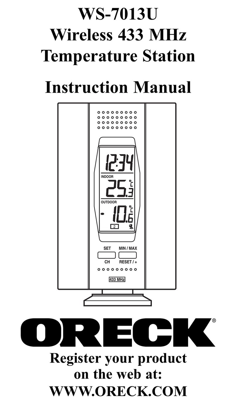 Oreck WS-7013U instruction manual