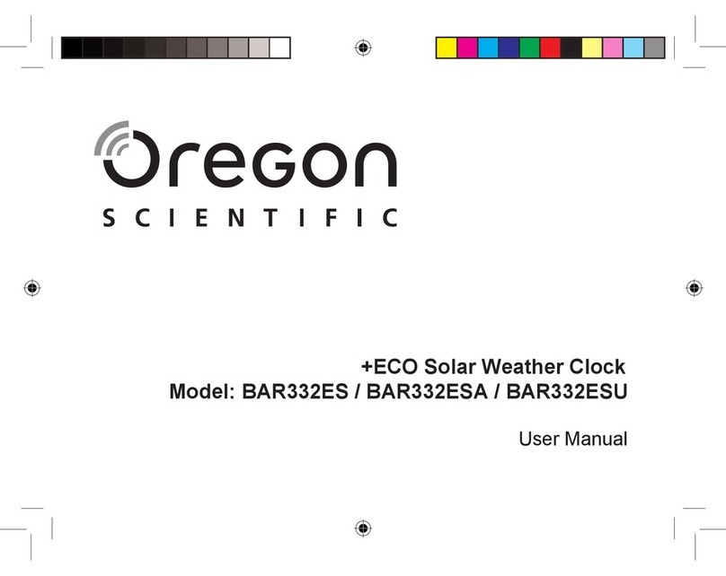 Oregon Scientific BAR332ES user manual