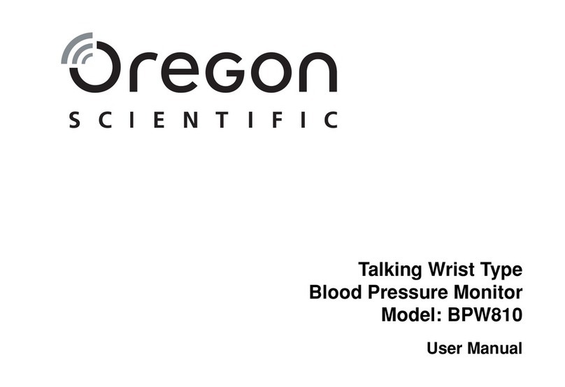 Oregon Scientific BPW810 User manual Oregon Scientific BPW810 User manual