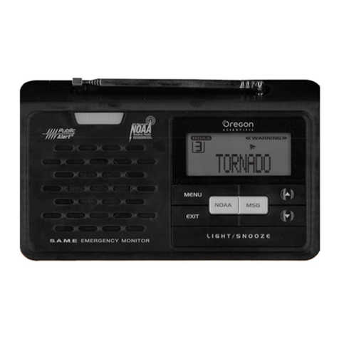 Oregon Scientific WR608 User manual
