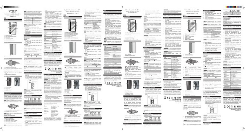 Oregon Scientific BAR1000A user manual